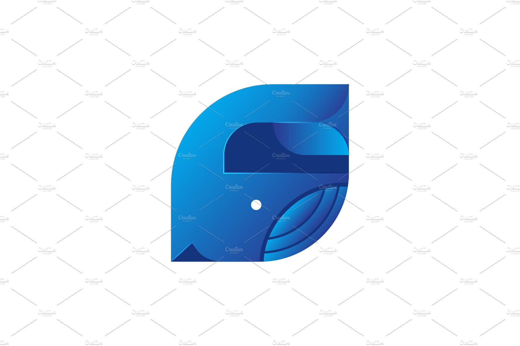 Blue whale illustration logo cover image.