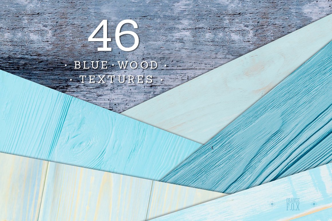 46 Blue wood textures cover image.