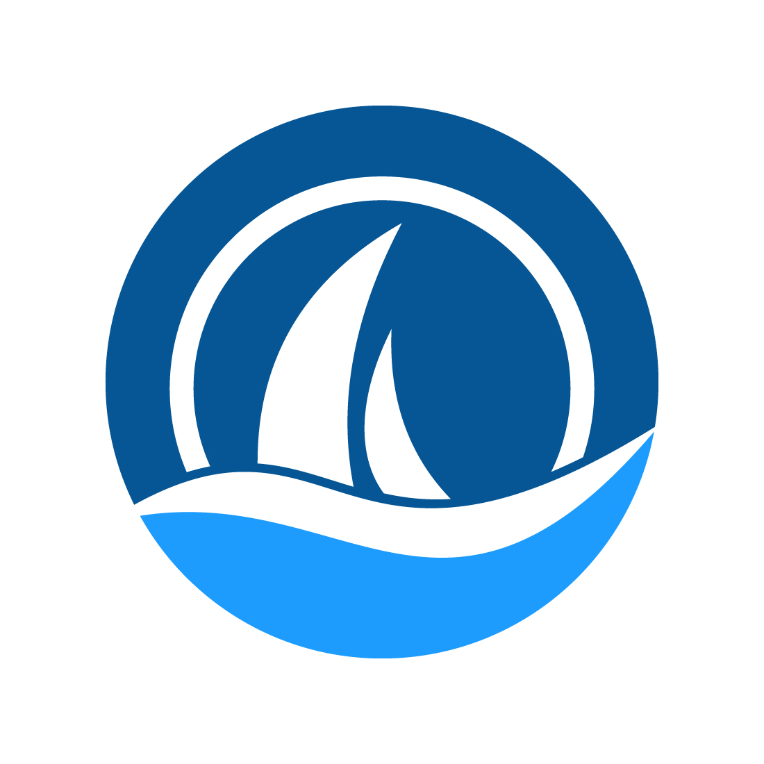 Creative Boat logo design, Vector design template preview image.