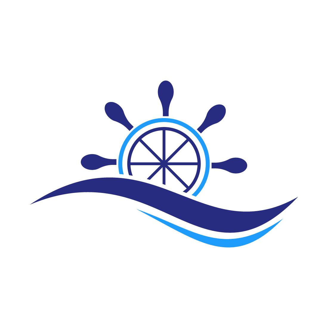 Creative Boat logo design, Vector design template preview image.