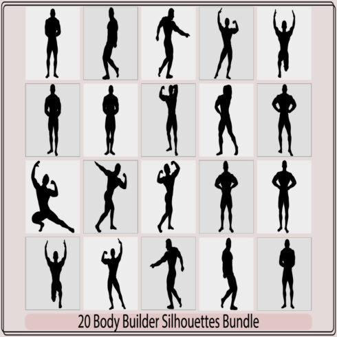 bodybuilders vector silhouettes Posing men and women,vector image with bodybuilder, silhouette,Weight Lifting Women, Gym, Muscle Women, Female Body Builder Silhouette, Workout, Fitness, Silhouette, Women Workout, cover image.