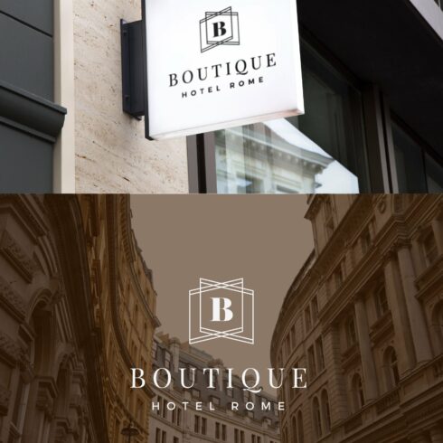 Luxury Boutique Logo Geometric cover image.