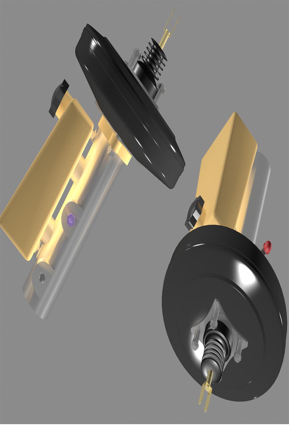 brake booster for automobiles 3d illustration pinterest preview image.
