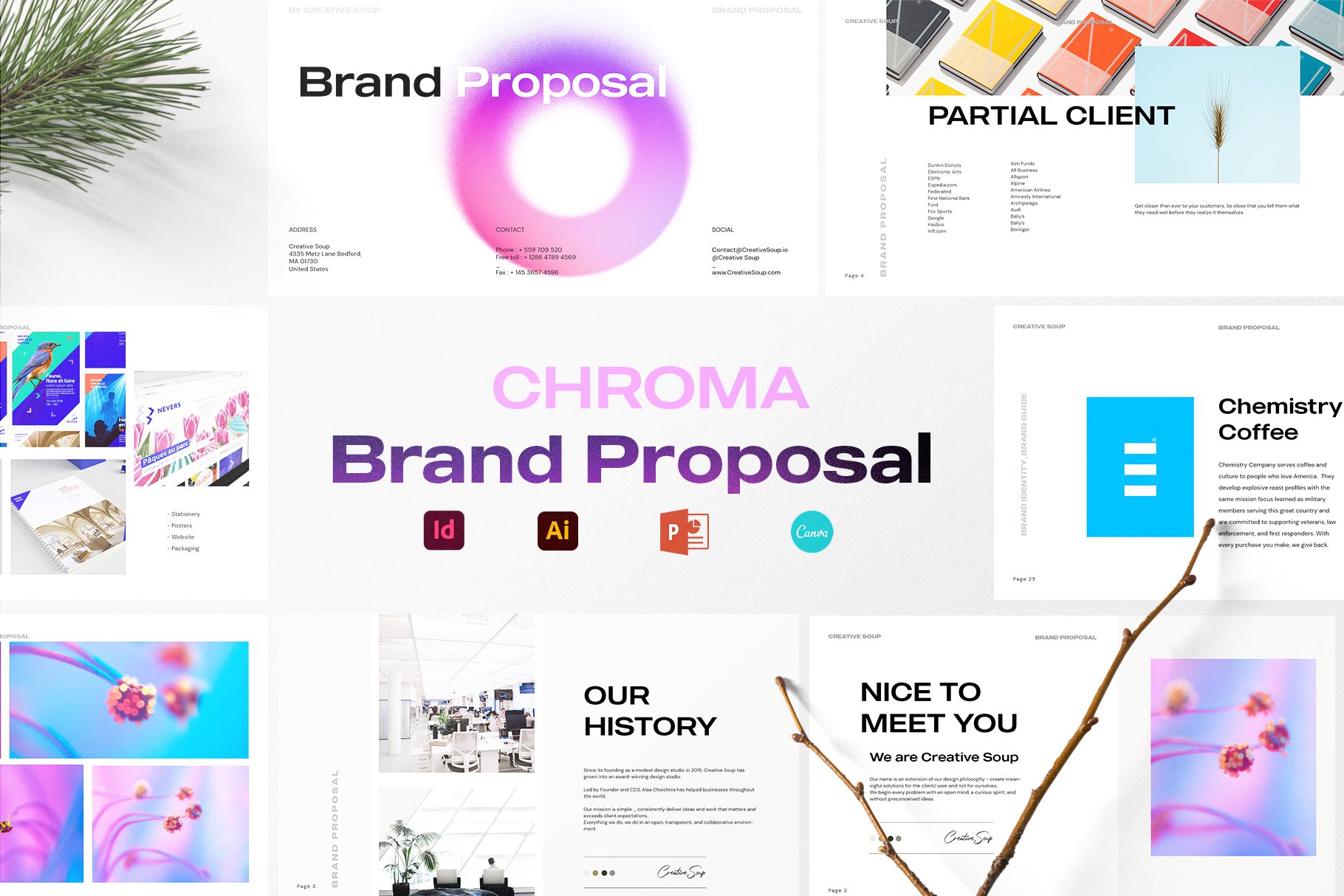 Chroma | Brand Proposal cover image.