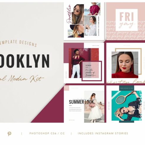 BROOKLYN | Social Media Pack cover image.