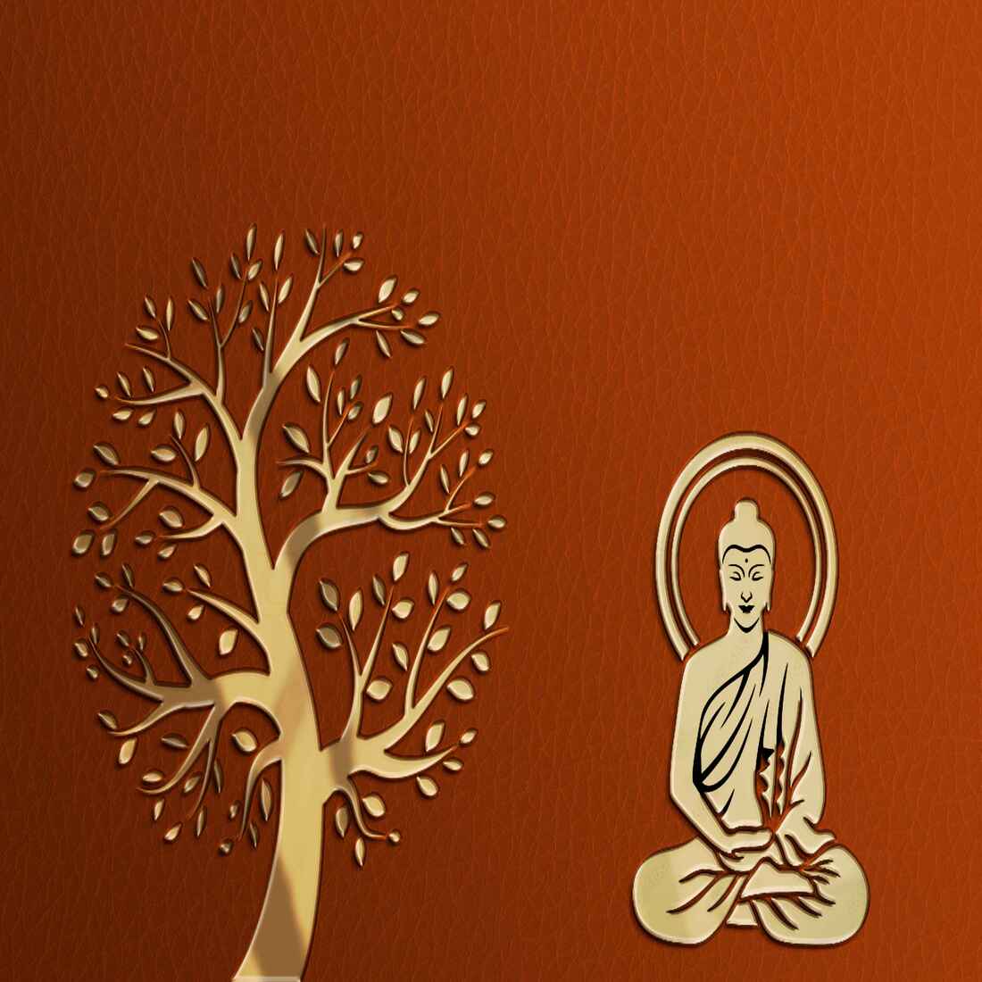 Buddha Wall Art Gold - Design In Photoshop cover image.