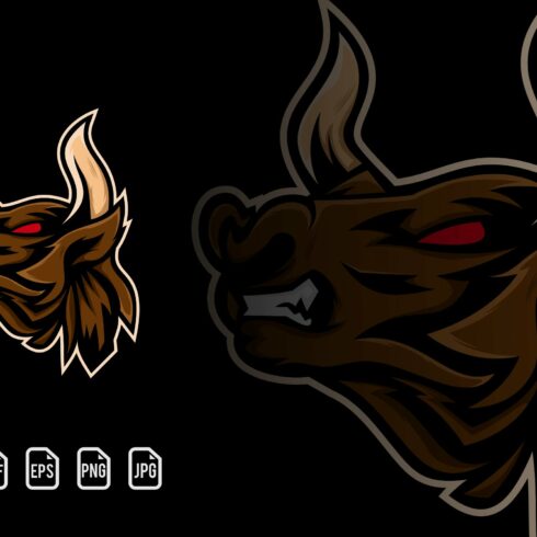 Bull Mascot Logo cover image.