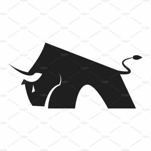 Bull illustration logo cover image.