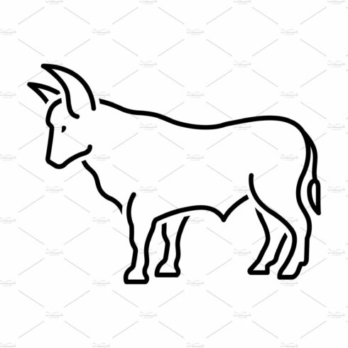 Bull ox icon cover image.