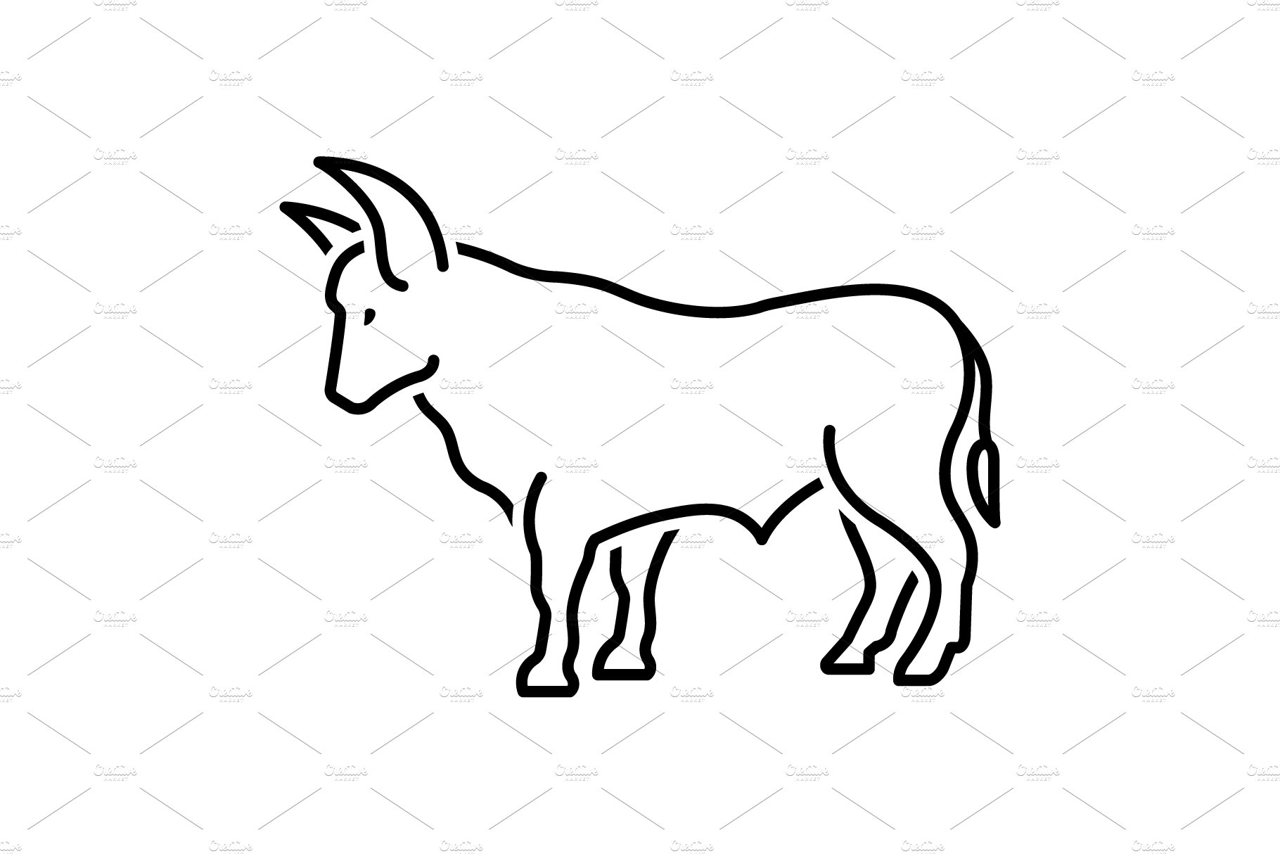 Bull ox icon cover image.