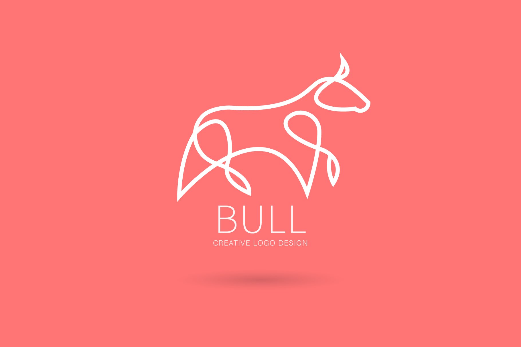 Bull logo, Buffalo logo preview image.