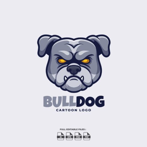 Bulldog Cartoon Logo cover image.