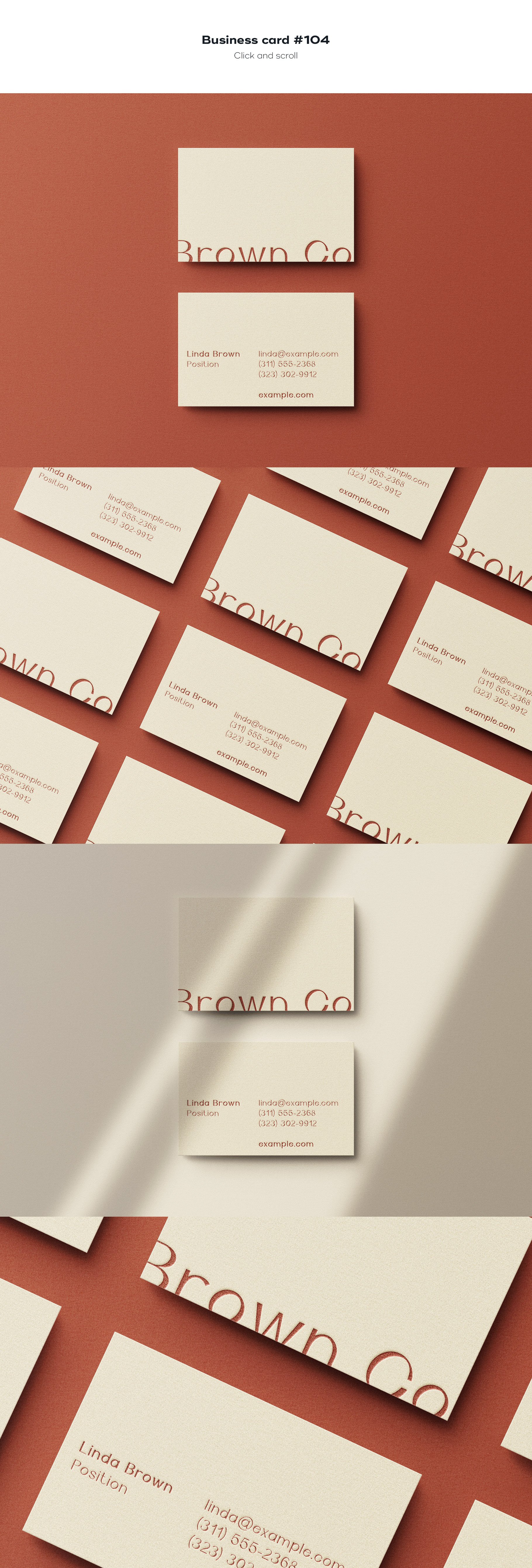 business card 104 83