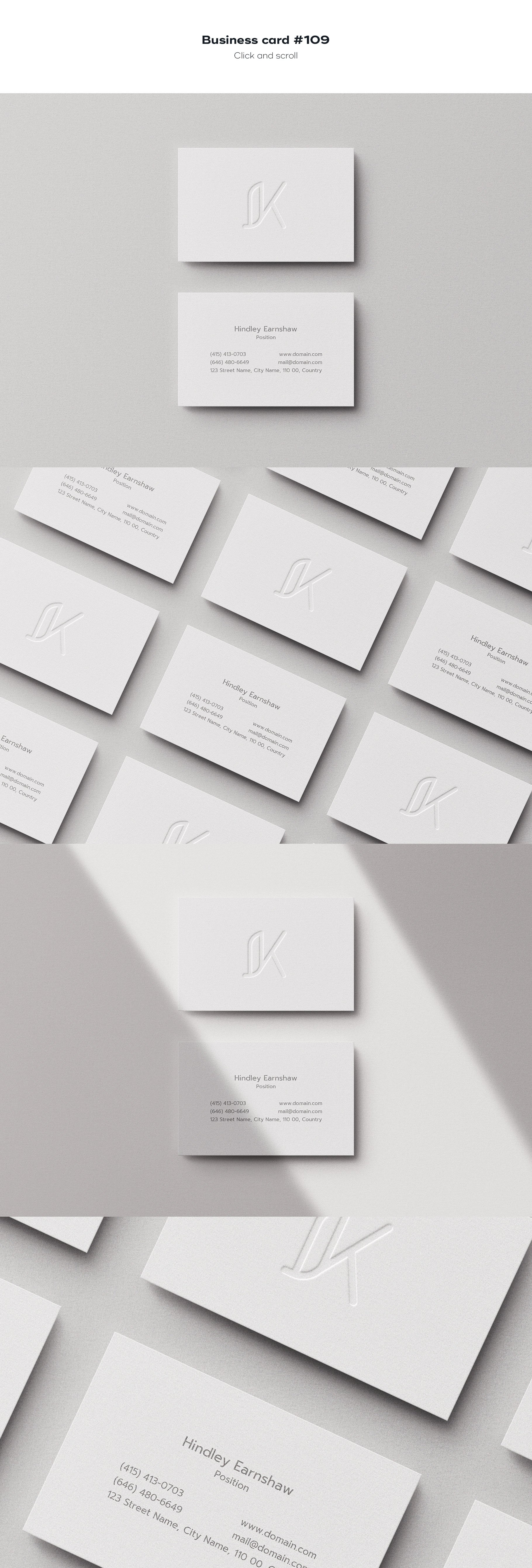 business card 109 612