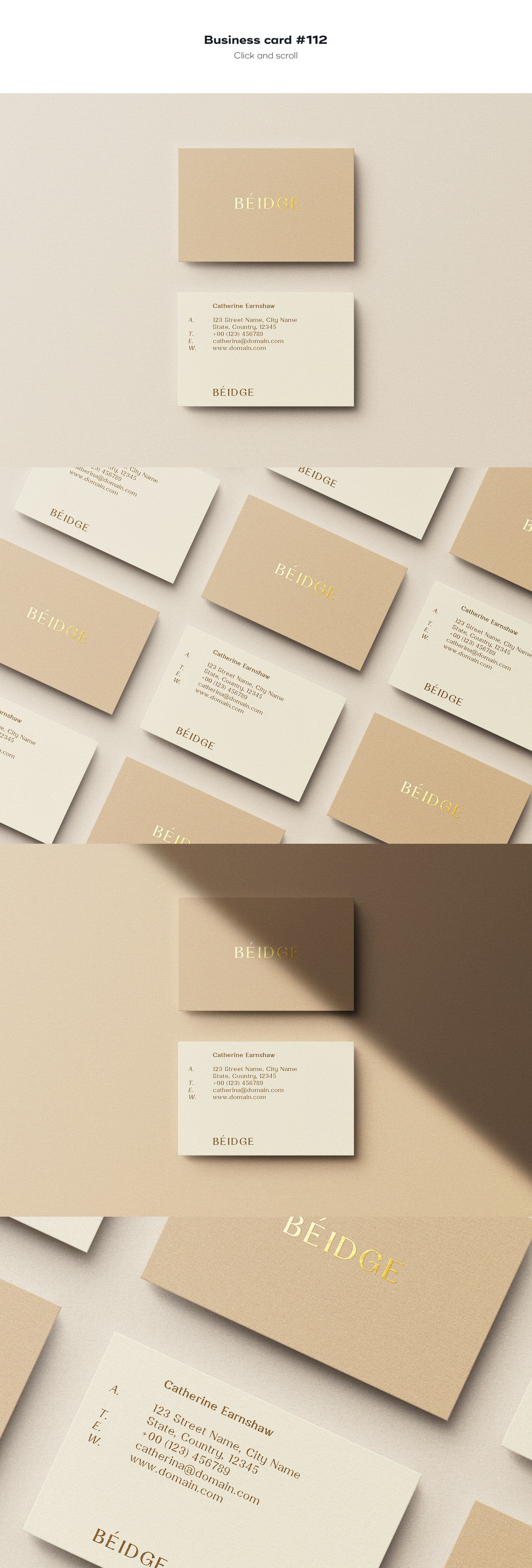 business card 112 754