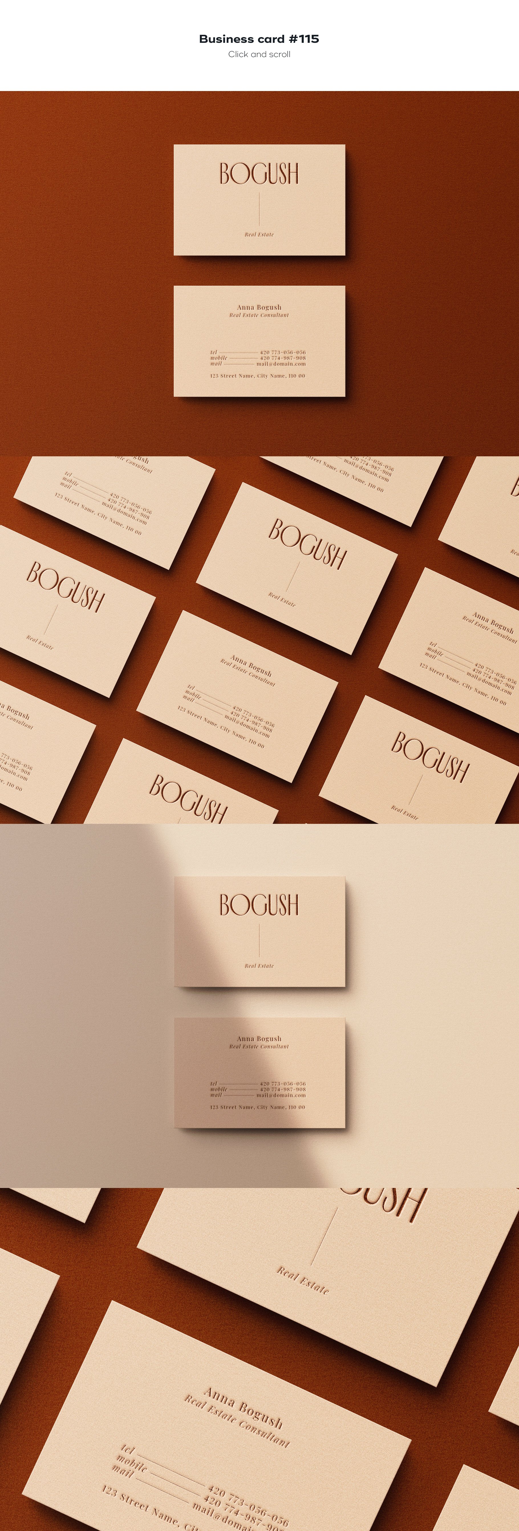 business card 115 299