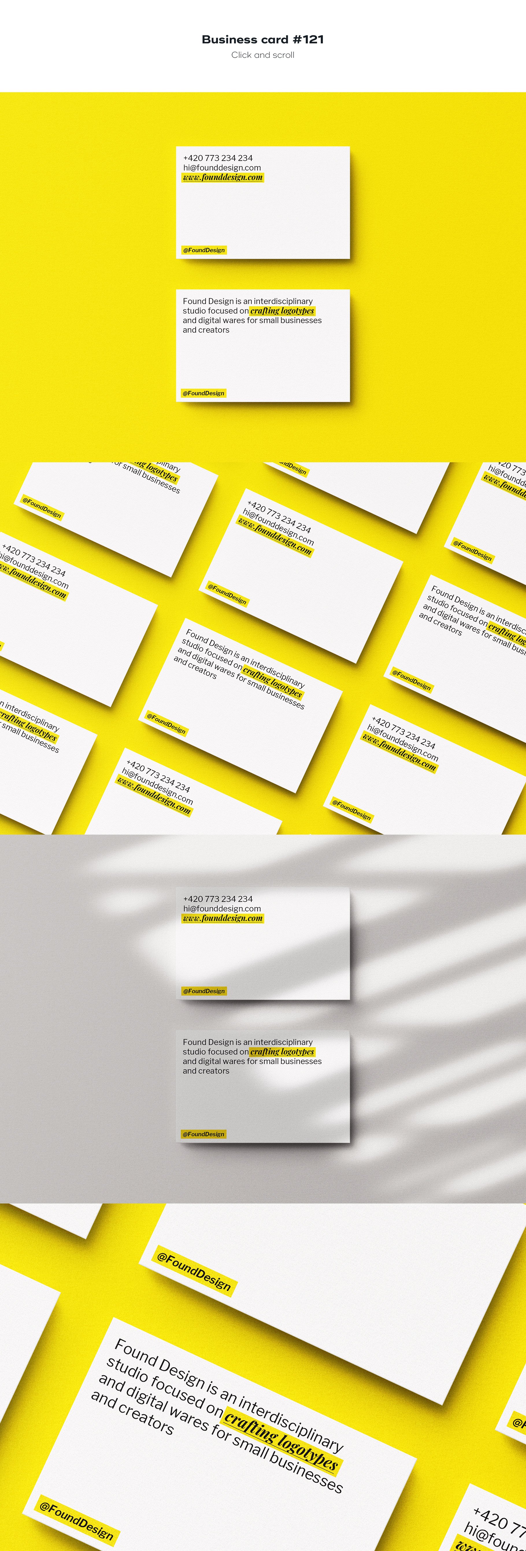 business card 121 461