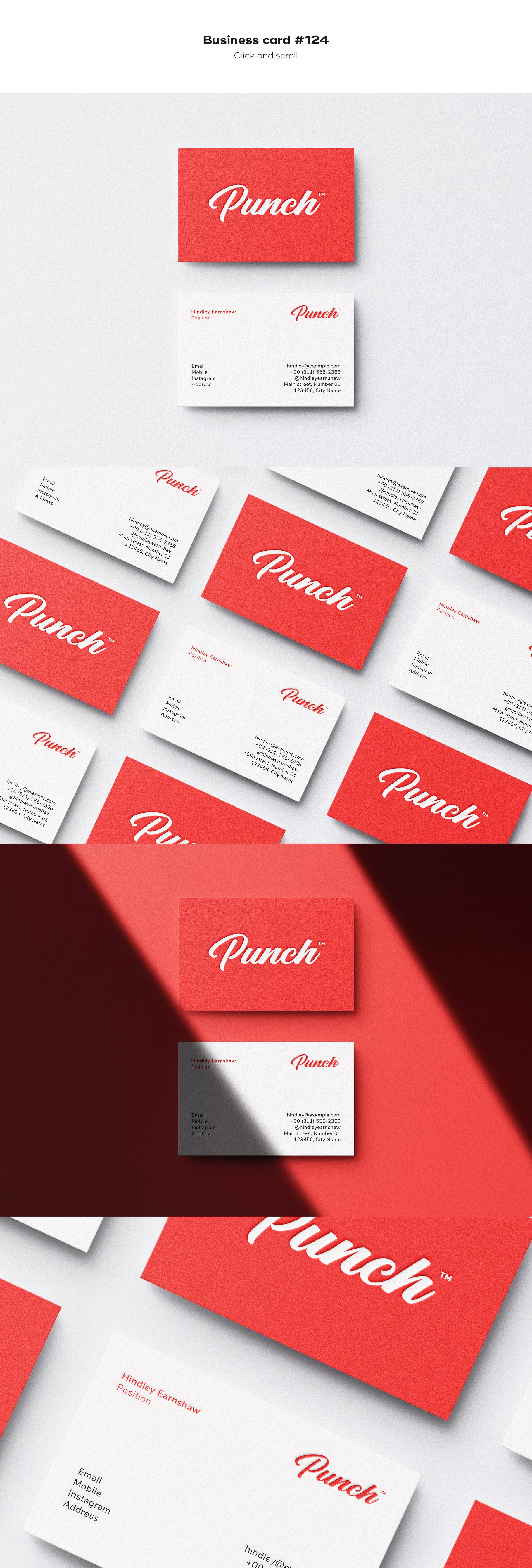 business card 124 234