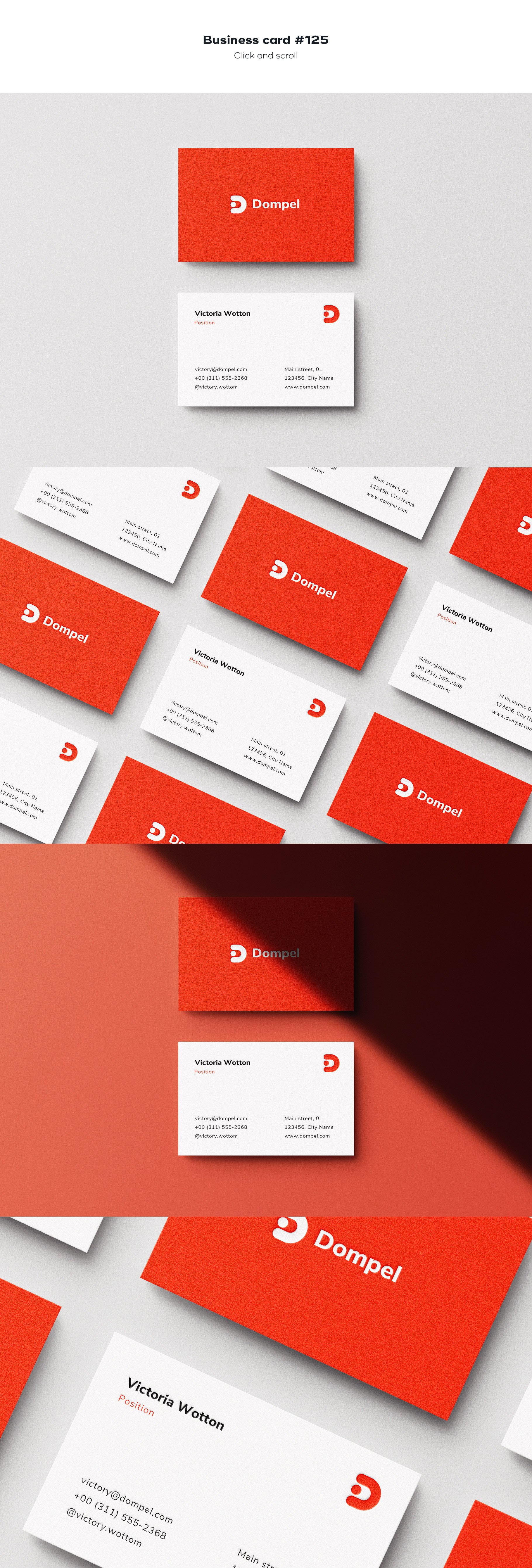 business card 125 734