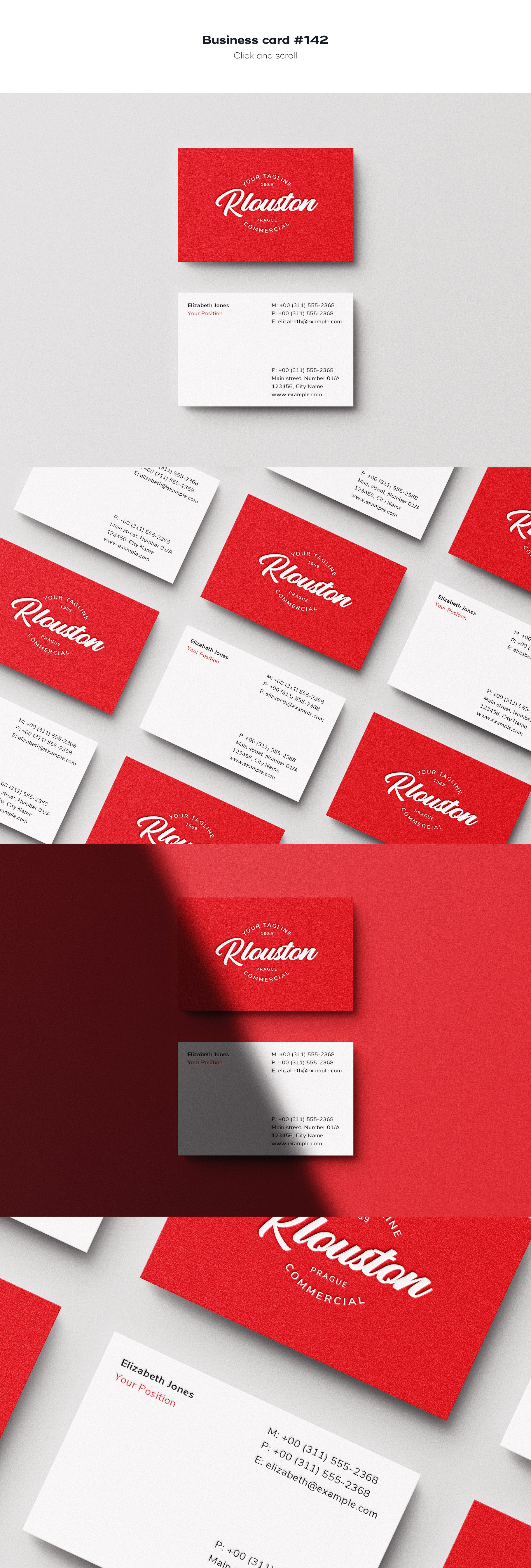 business card 142 400