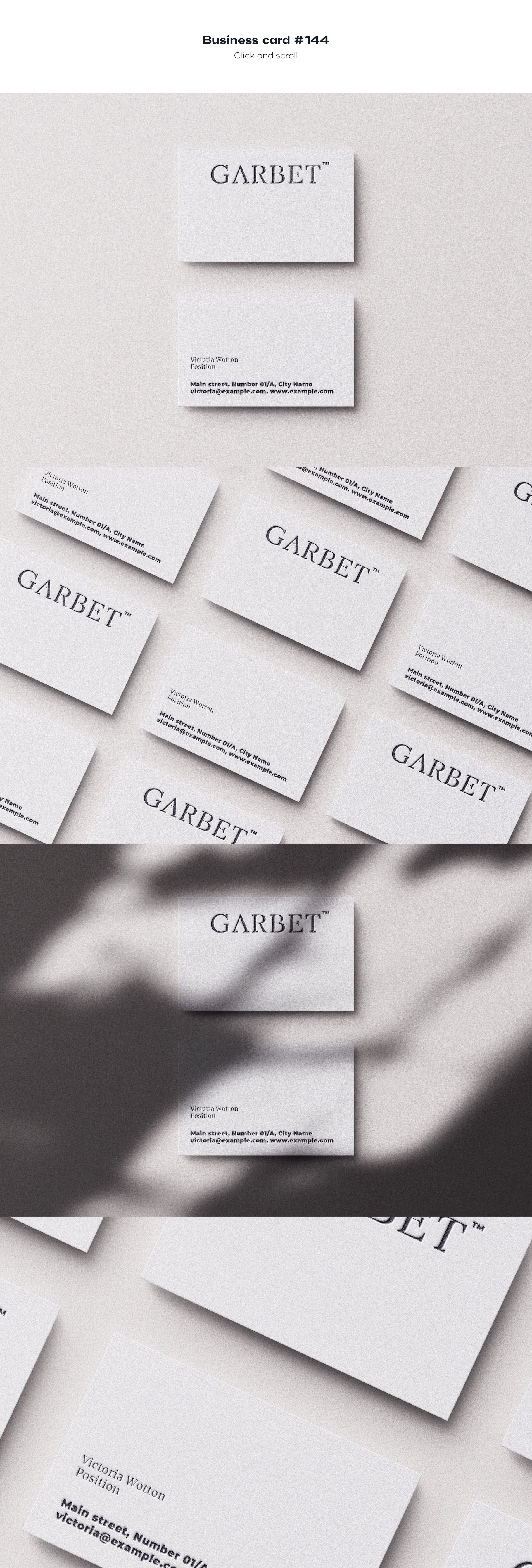 business card 144 730