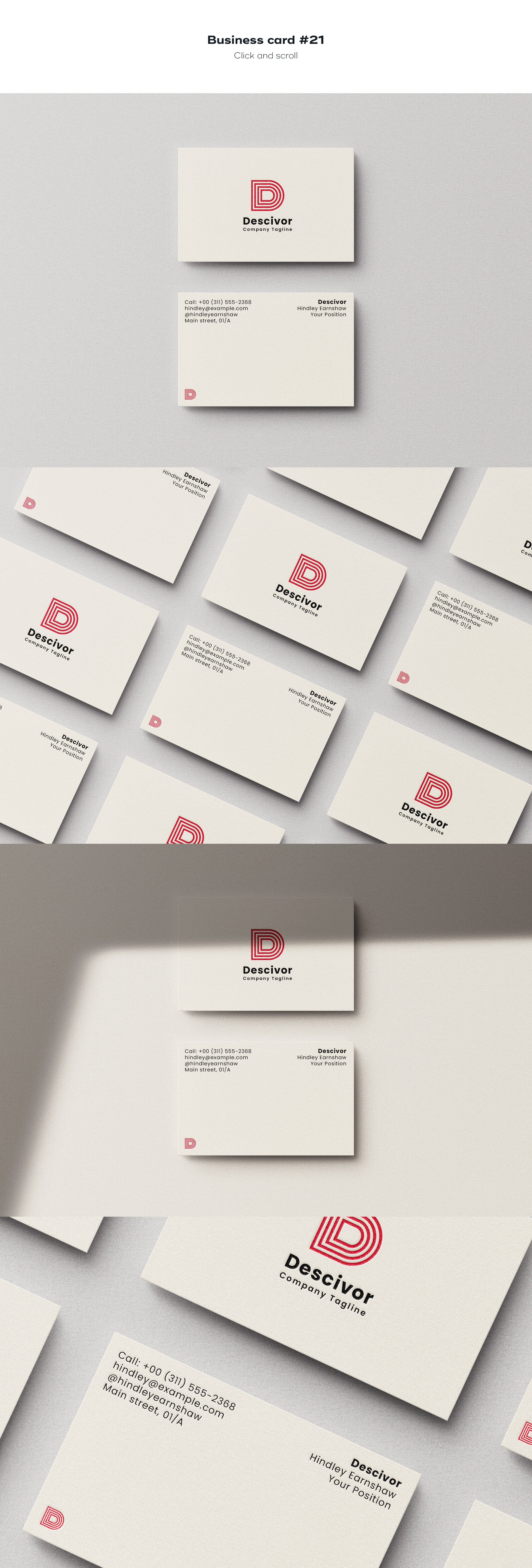 business card 21 538