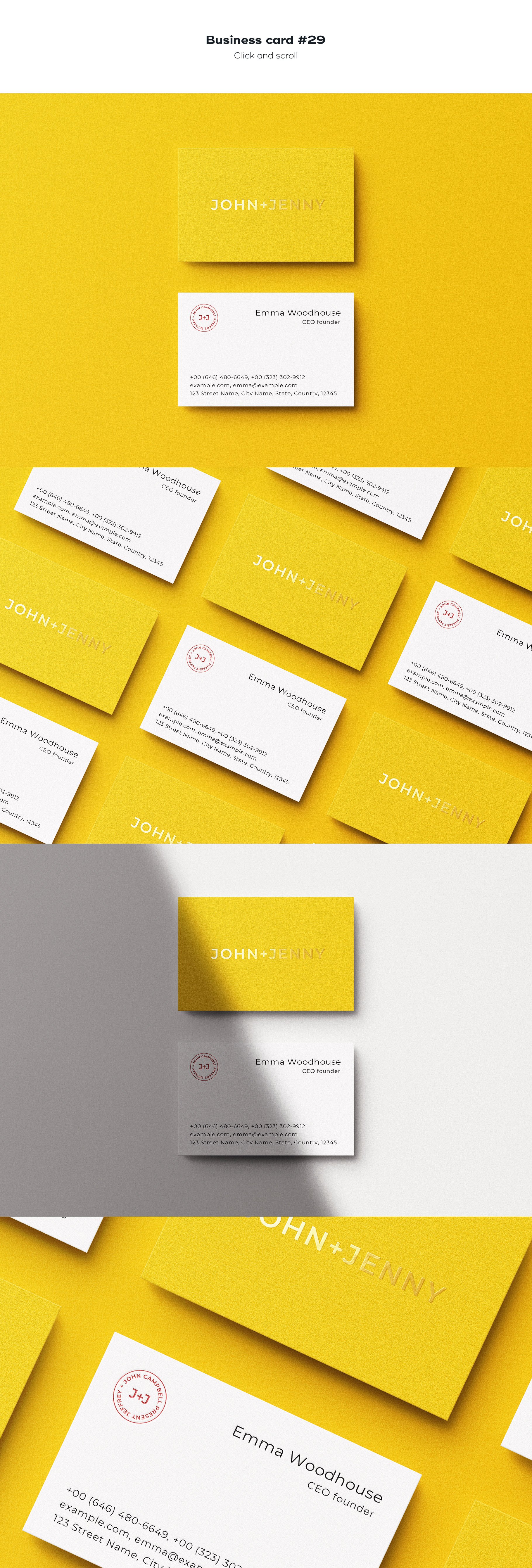 business card 29 934