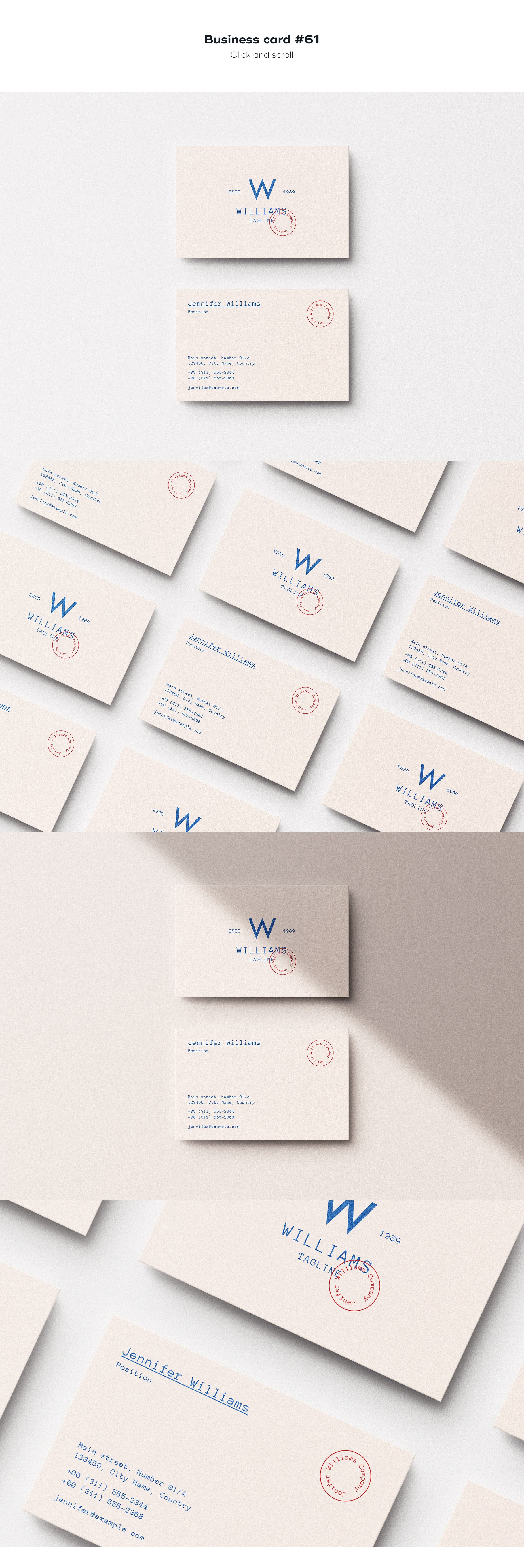 business card 61 340