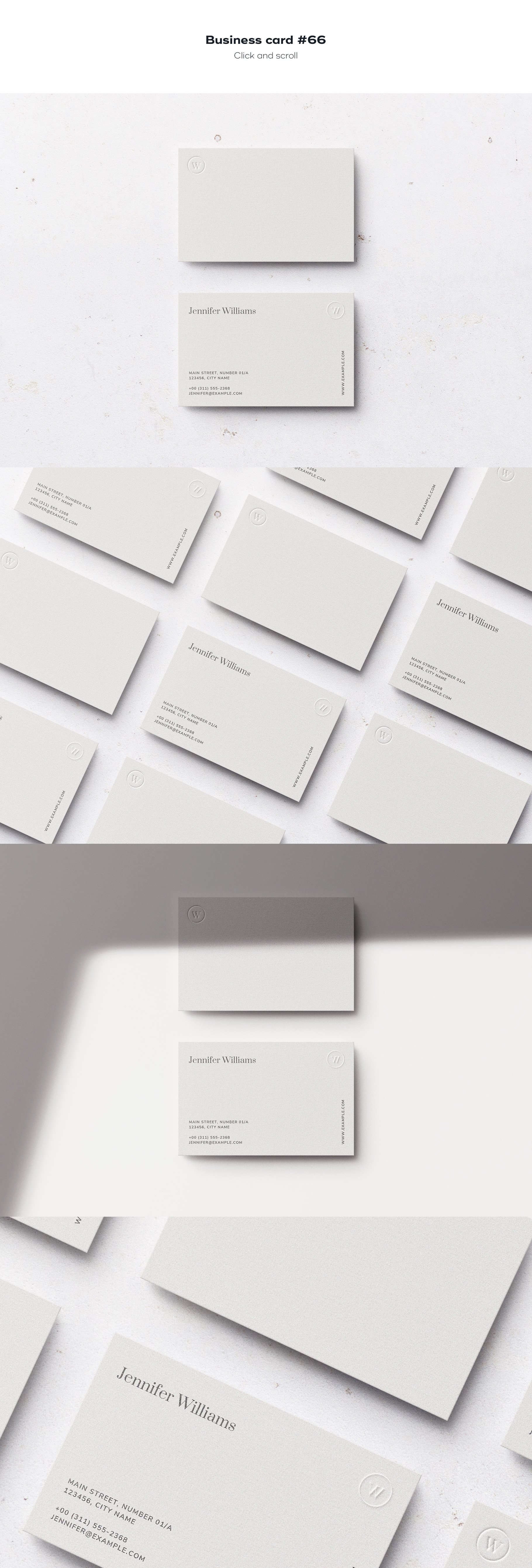 business card 66 836