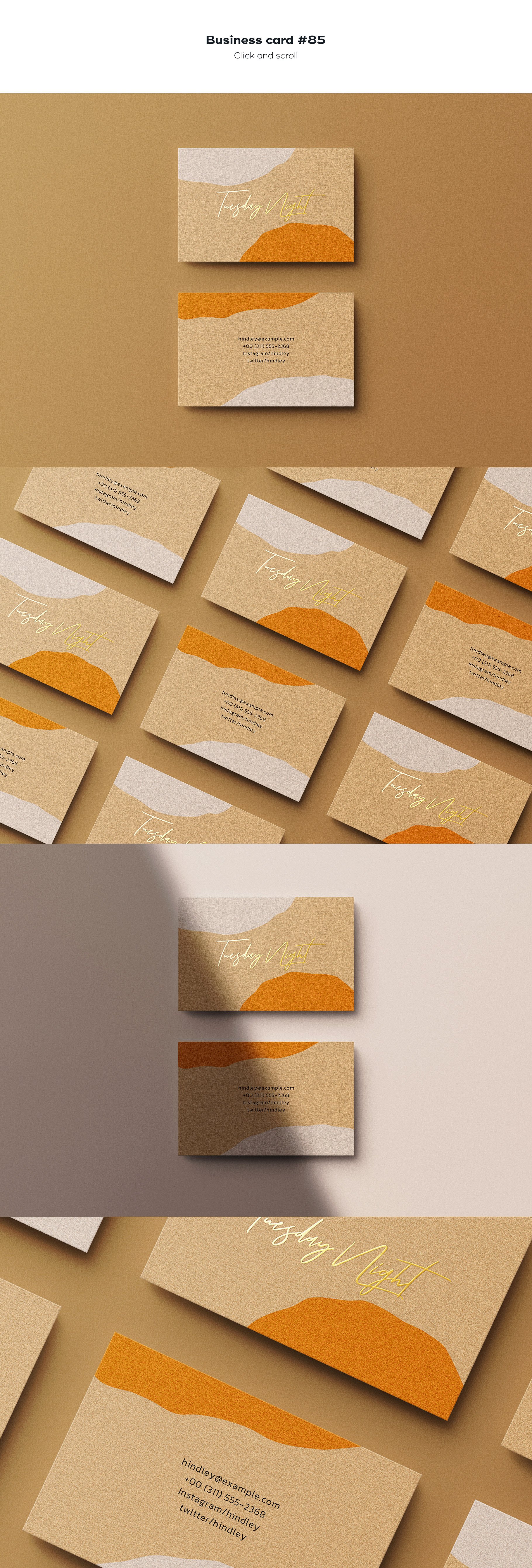 business card 85 674