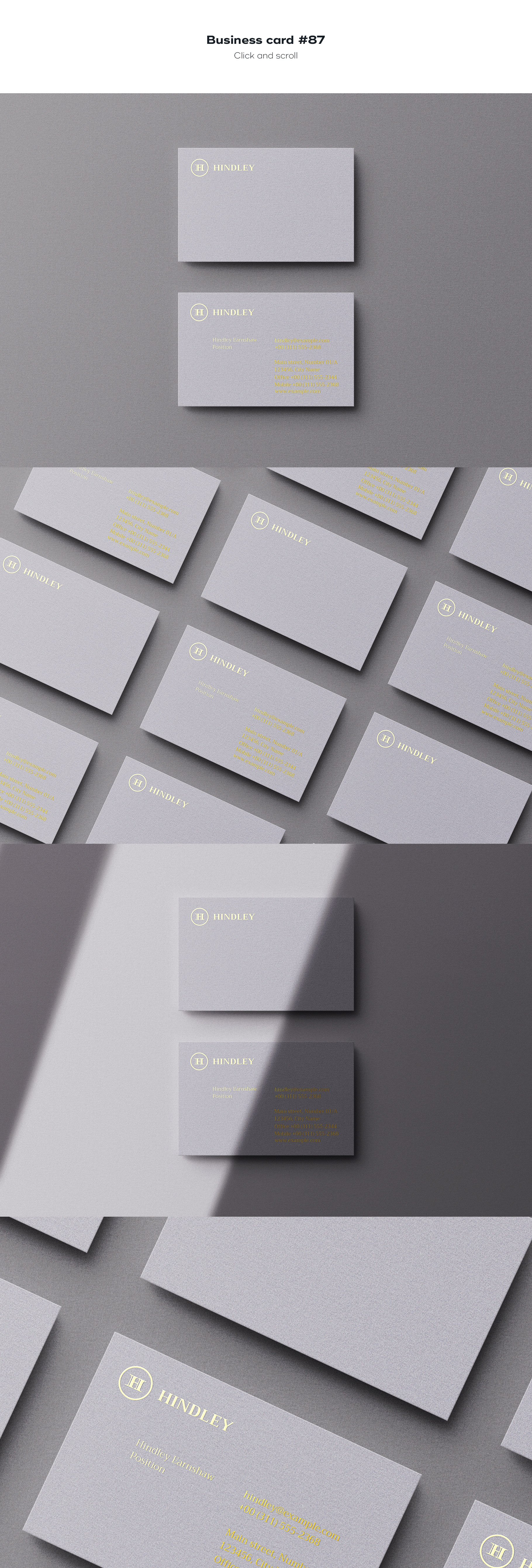 business card 87 690