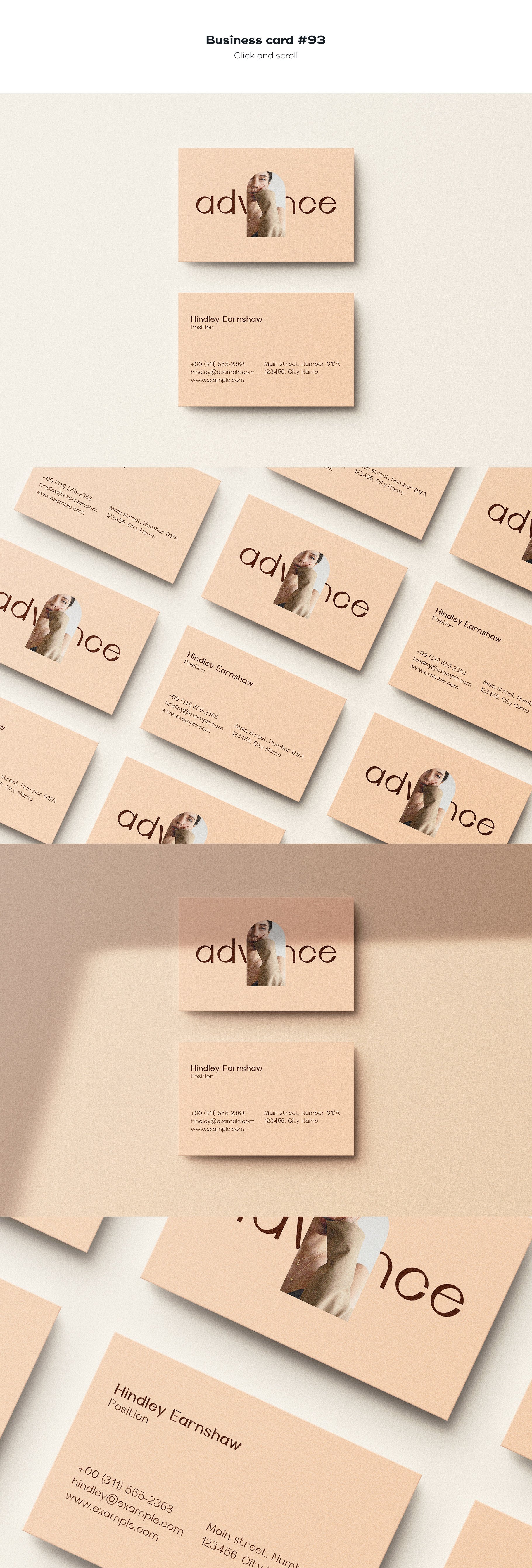 business card 93 814