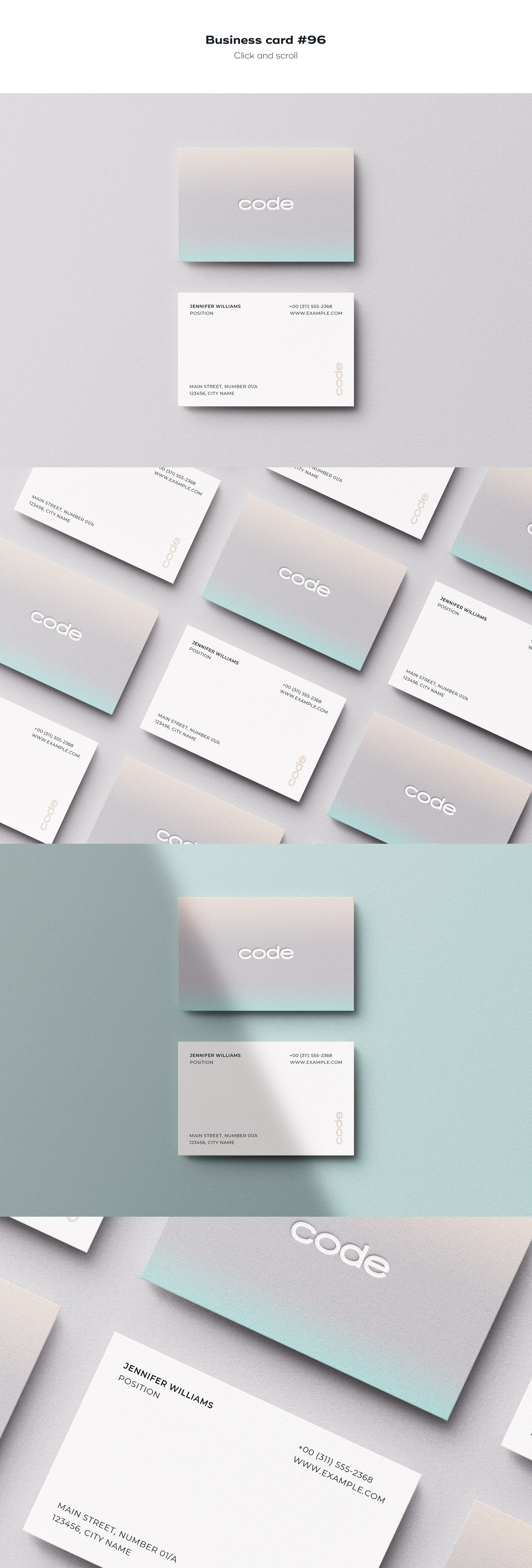 business card 96 495
