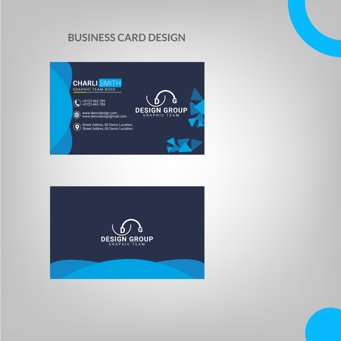 Business card design, Business Card, visiting card design cover image.