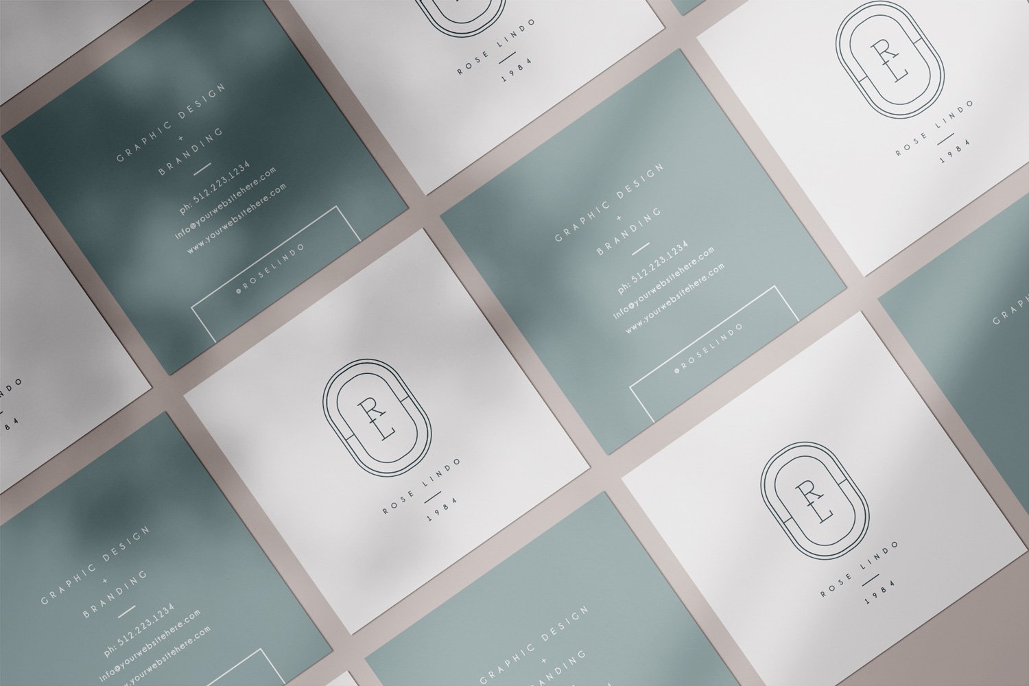 Business Card Design Template cover image.