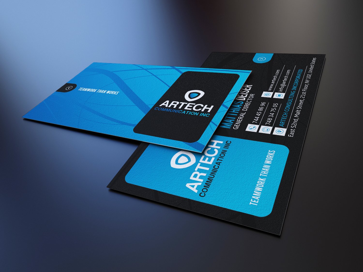 business card template 74