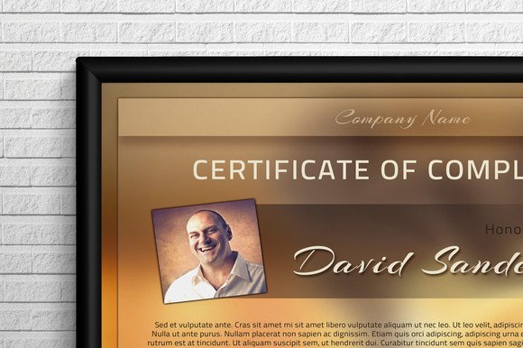 Modern Certificate Template cover image.