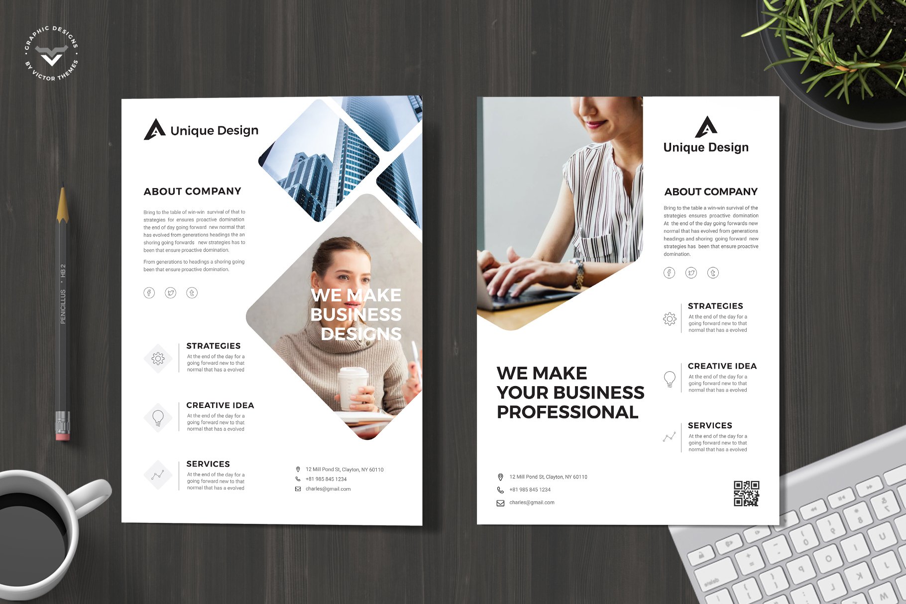 Minimal Business Flyer cover image.