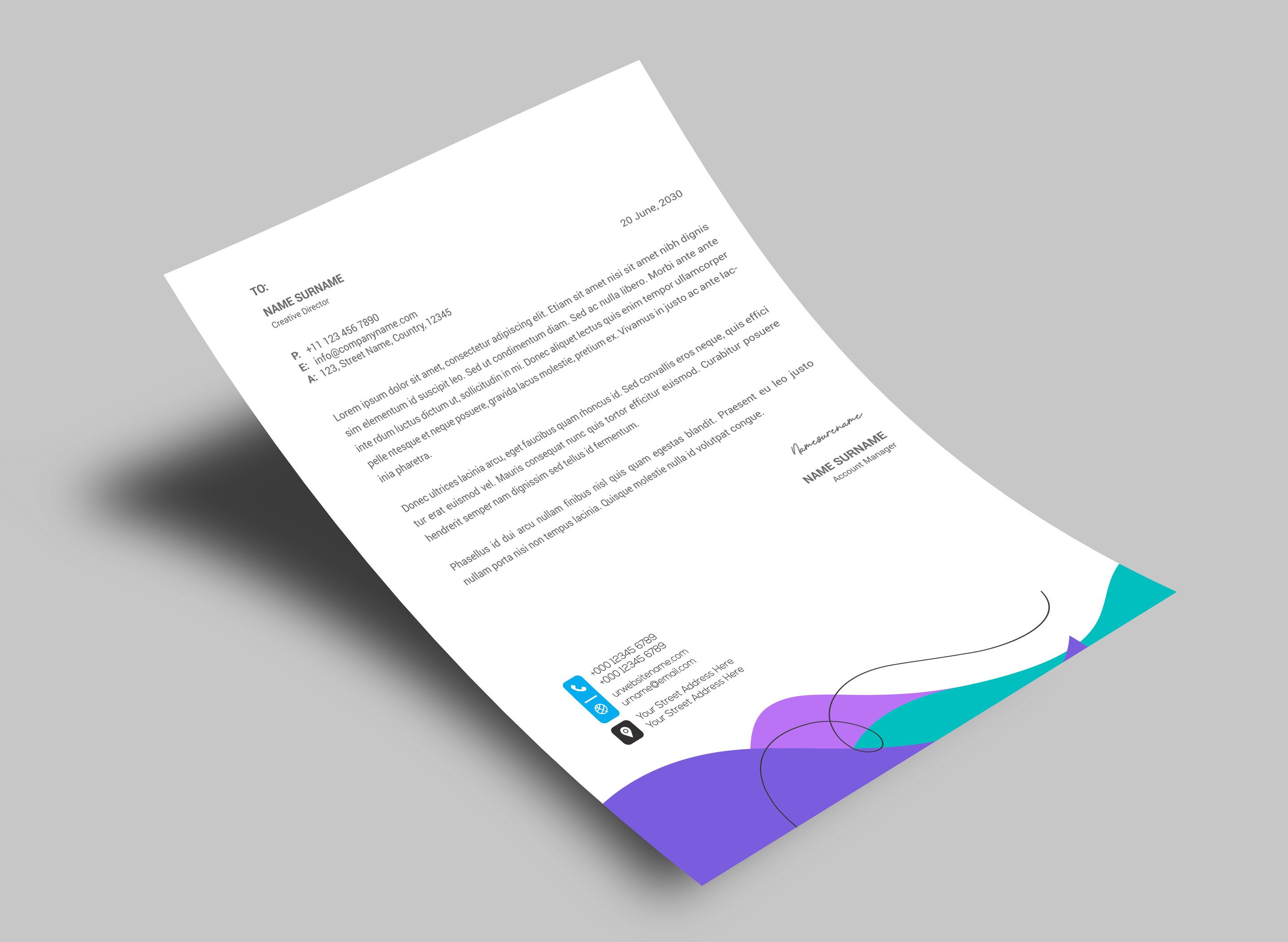 business invoice and letterhead 02 28429 189