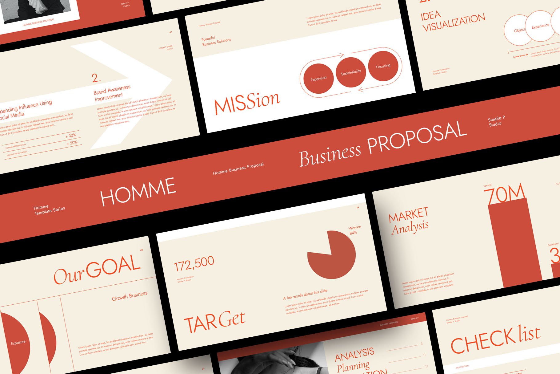 HOMME Business Proposal cover image.