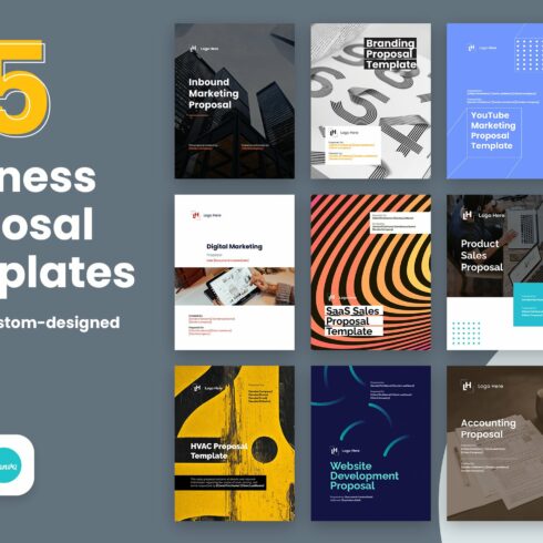 Business Proposal Templates | CANVA cover image.