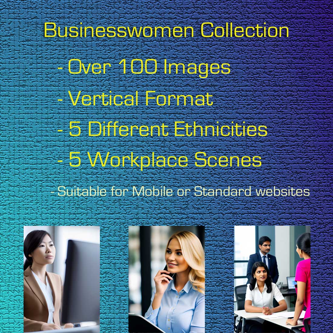 Businesswomen Collection pinterest preview image.