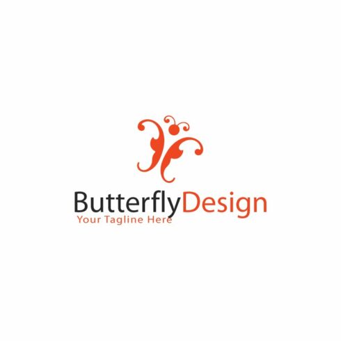 Butterfly Design Logo Template cover image.
