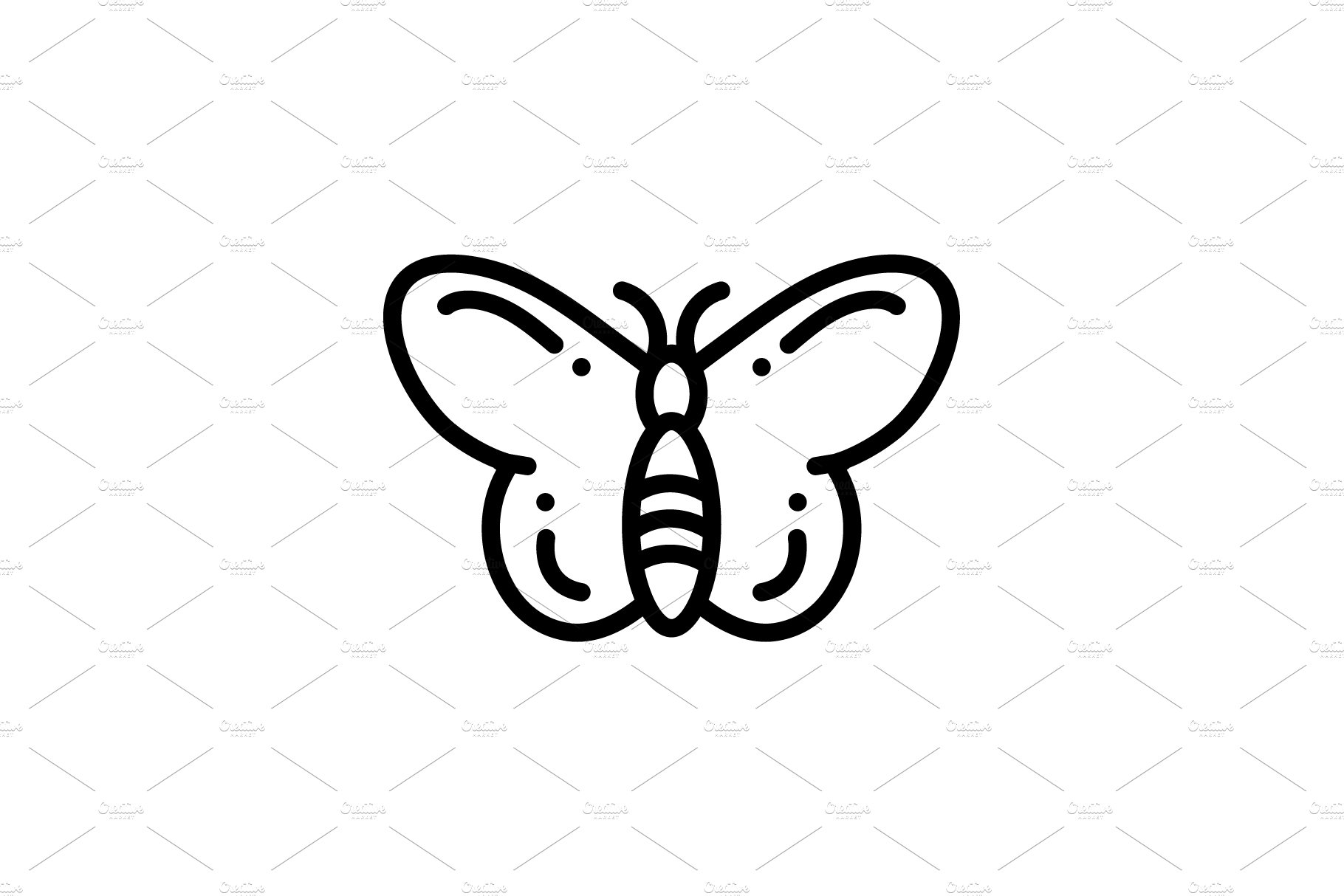 Butterfly dragonfly icon cover image.