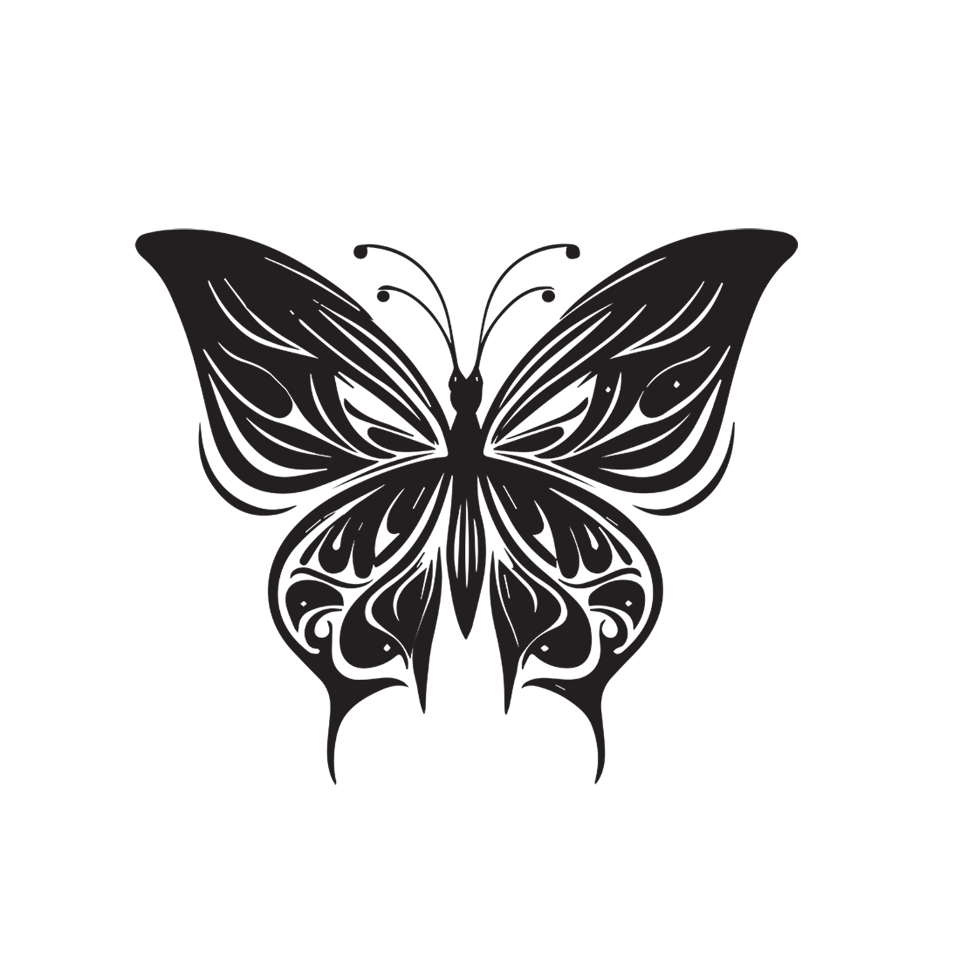Vector Butterfly art preview image.