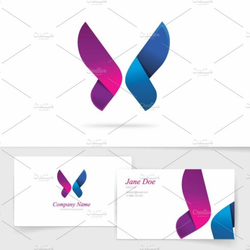 Butterfly Logo Vector Purple Wings cover image.