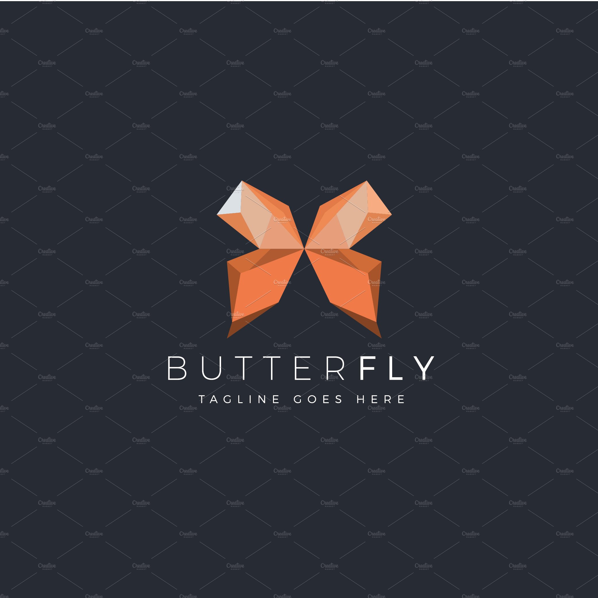 butterfly logo template 01 82