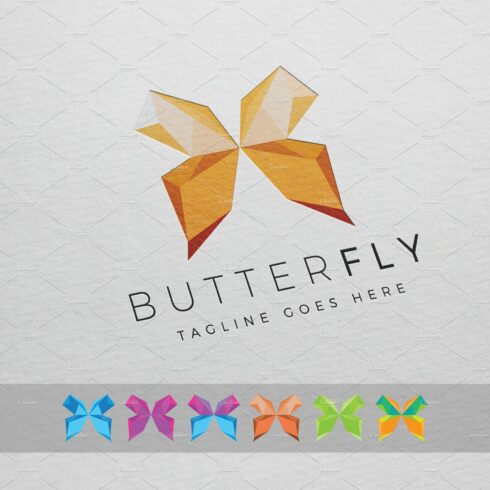 Butterfly Logo Template cover image.