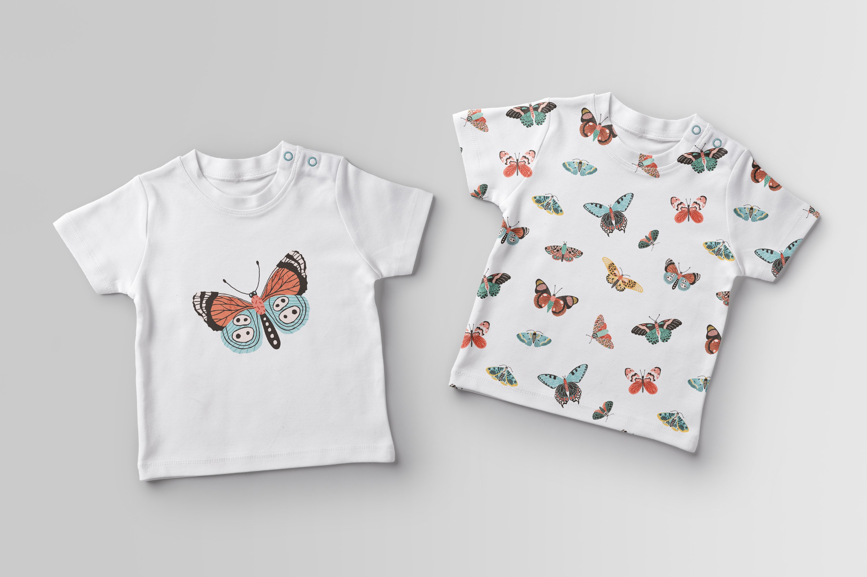 Butterfly set preview image.