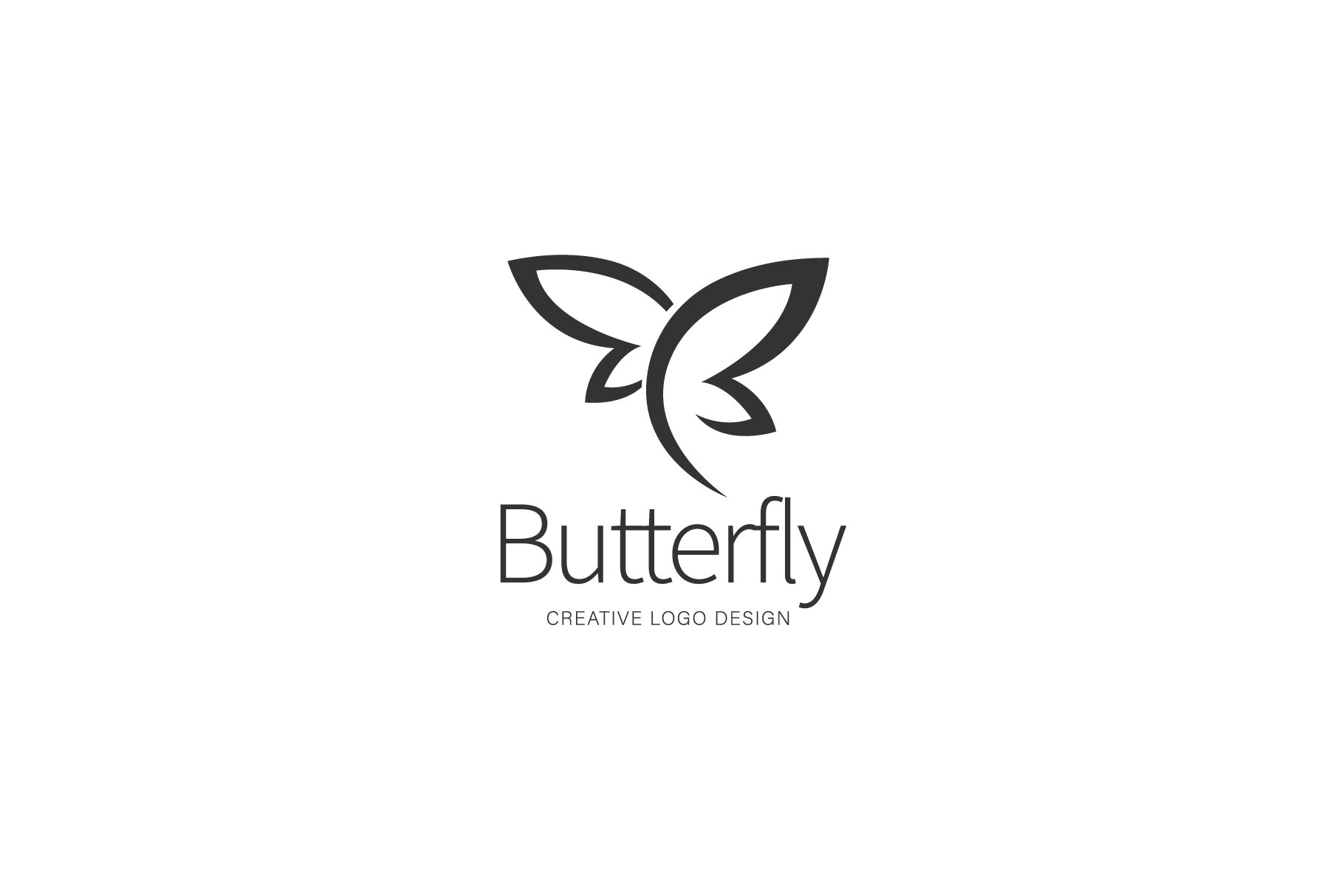 Butterfly logo preview image.